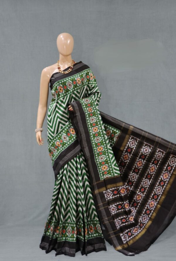 Pochampally silk zig zag