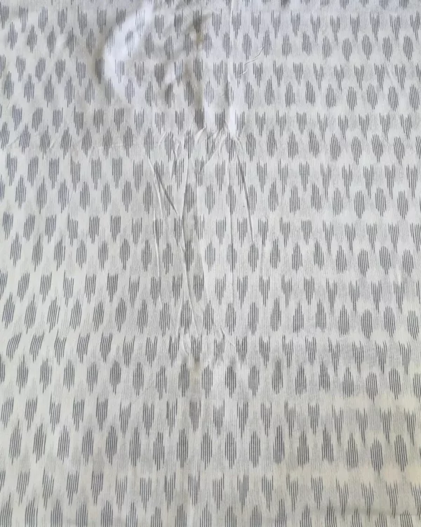 Pure cotton ikat fabric, 45-inch width, handmade weave