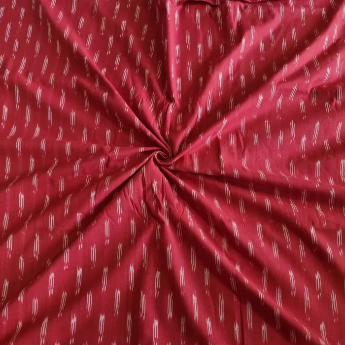Handwoven ikat cotton fabric, 45-inch width, tie and dye, direct from weavers
