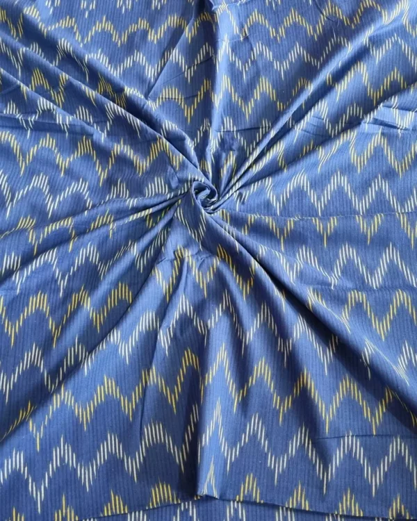 Artisan-made ikat cotton fabric at affordable price