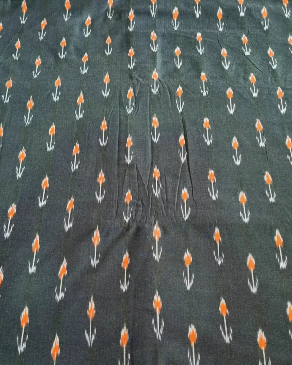Breathable cotton fabric in traditional ikat style