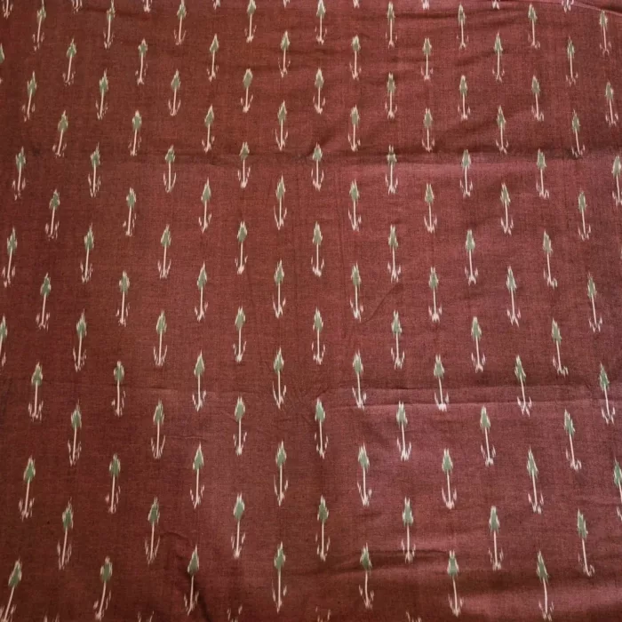 Cotton fabric in unique ikat pattern and soft texture