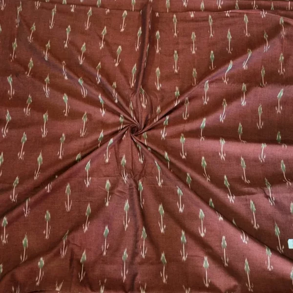 Cotton fabric in unique ikat pattern and soft texture