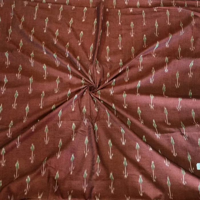 Cotton fabric in unique ikat pattern and soft texture