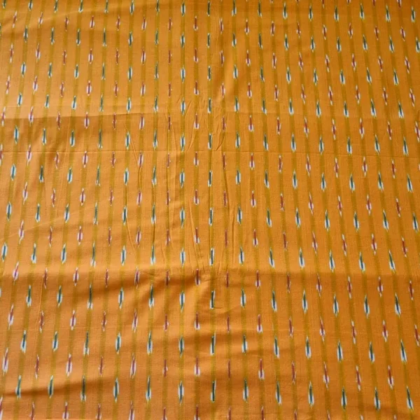 Designer-grade cotton fabric with handwoven finish