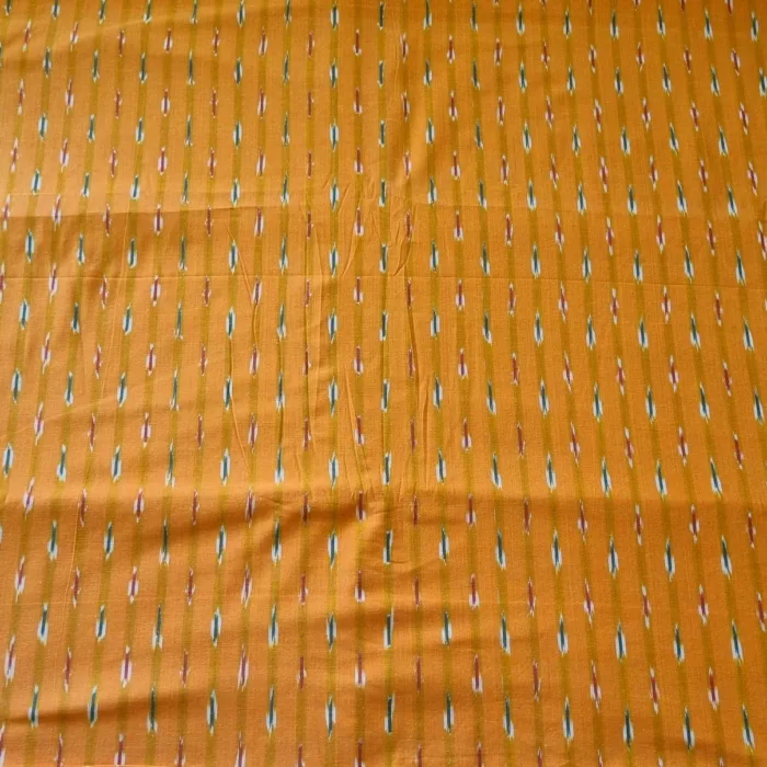 Designer-grade cotton fabric with handwoven finish