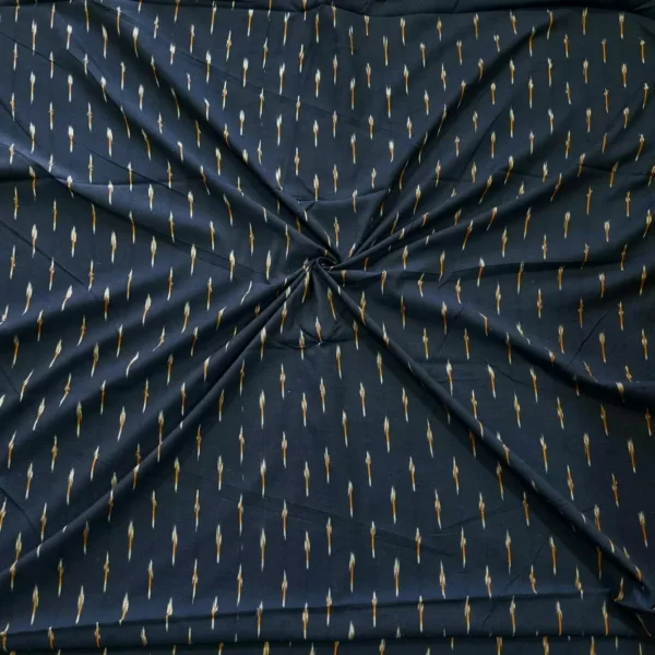 Artisan ikat cotton fabric for handmade garments