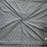 Cotton fabric with artistic handloom ikat design