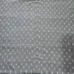 Cotton fabric with artistic handloom ikat design