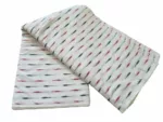 Tie-dye ikat cotton fabric in pure cotton weave