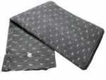 Cotton fabric with artistic handloom ikat design