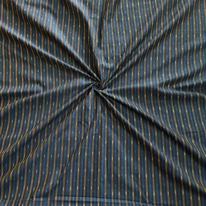 Pure cotton fabric with handwoven Ikat design in 45-inch width for men’s shirts and women’s garments