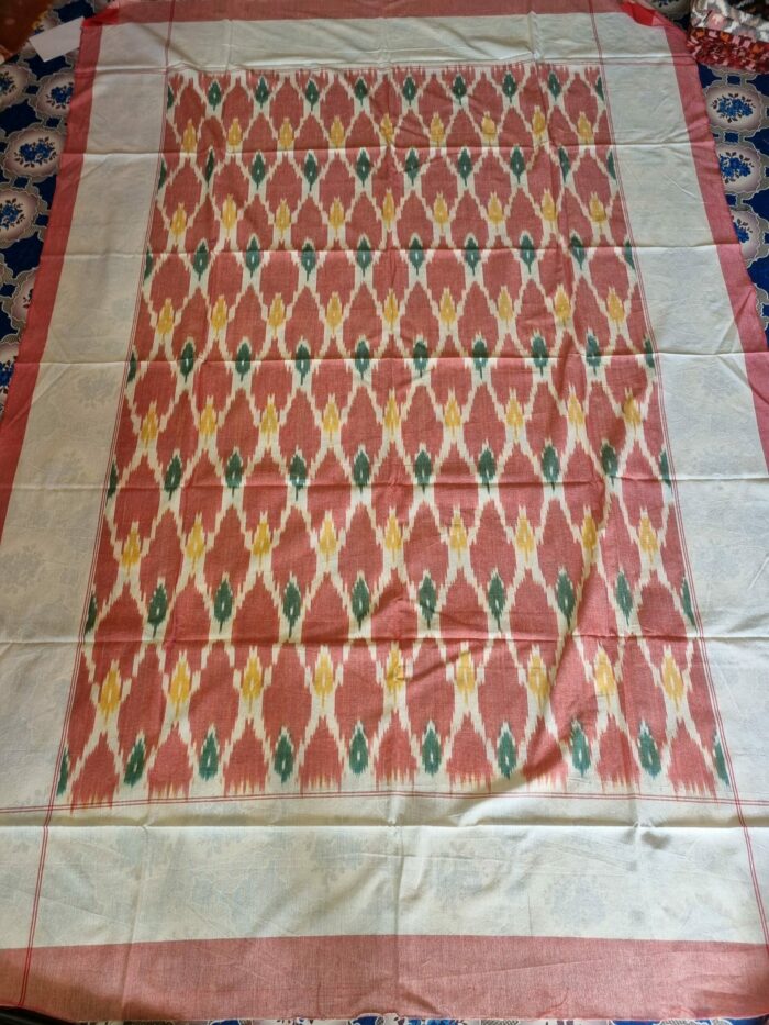 Handloom Bedsheet Single Cot 5 by 7 Feets - Image 1