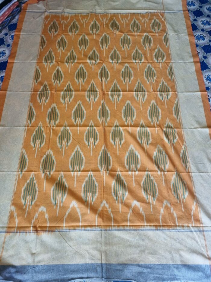 Handloom Bedsheet Single Cot 5 by 7 Feets - Image 1