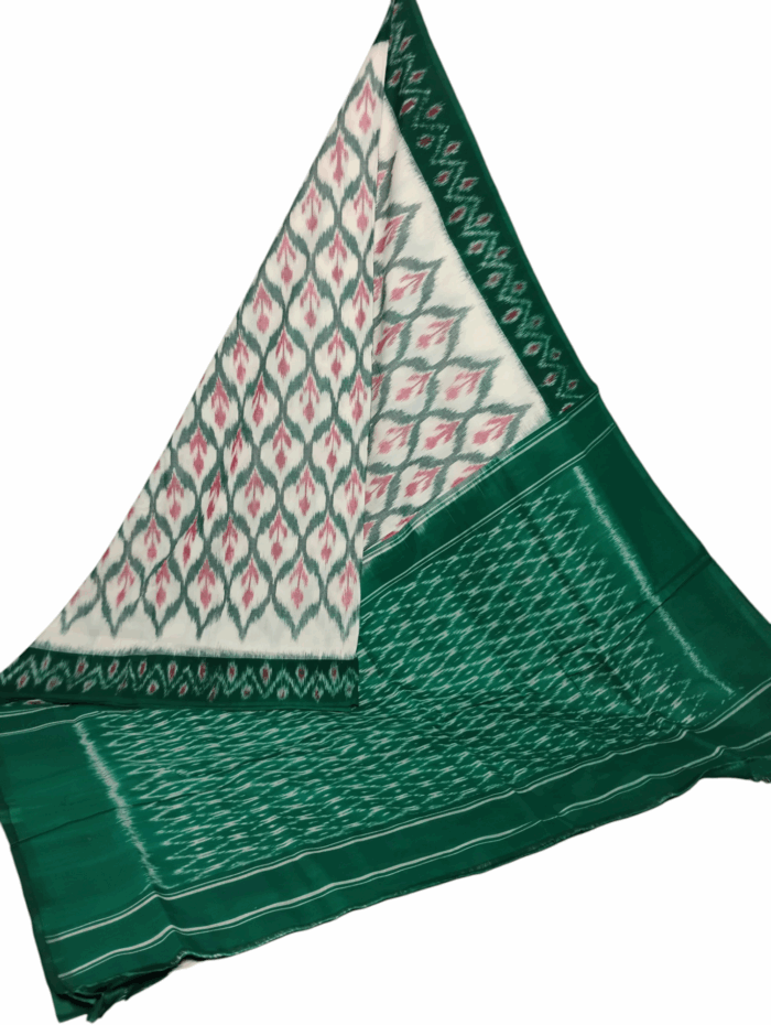Authentic Pochampally Saree – Handwoven Cotton Elegance - Image 1