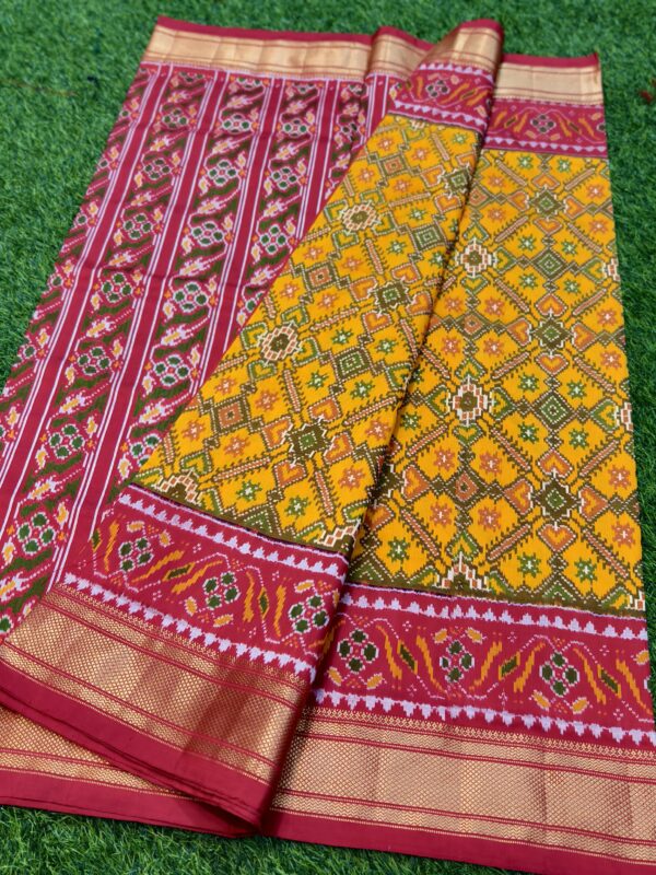 Ikkath silk saree