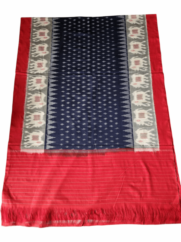 Pure Cotton Pochampally Dupatta handwoven