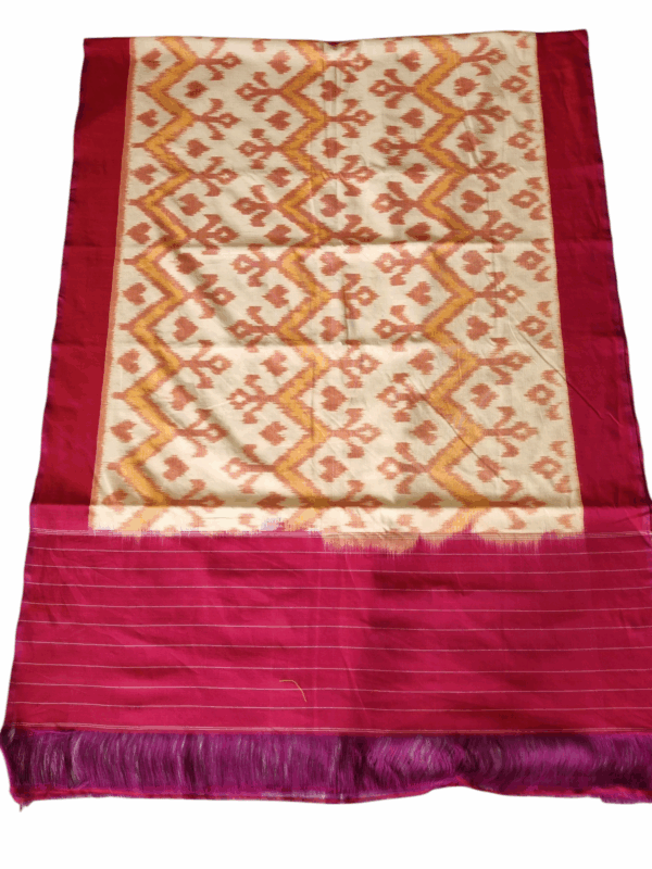 Pure Cotton Pochampally Dupatta handwoven