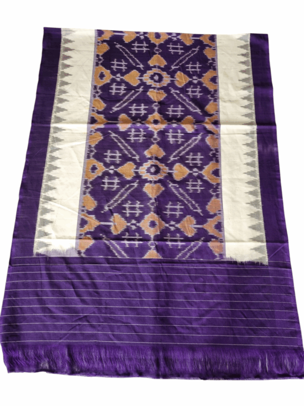 Pure Cotton Pochampally Dupatta handwoven