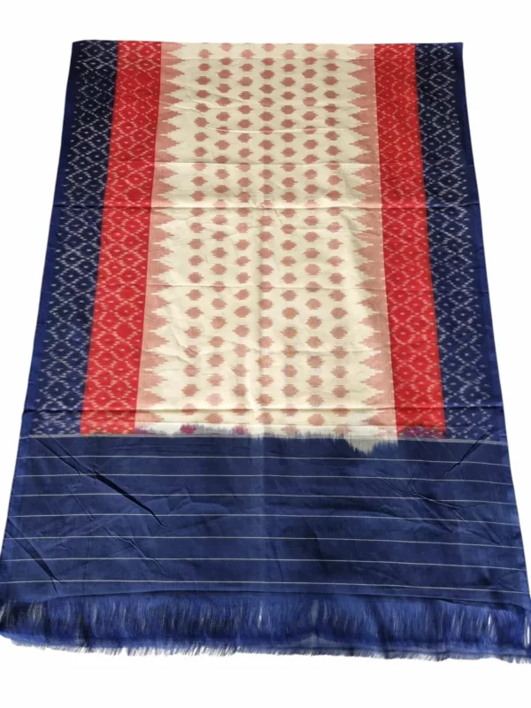 Pure Cotton Pochampally Dupatta handwoven