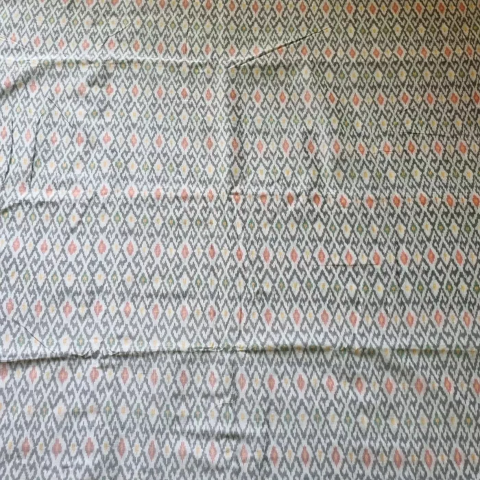 Cotton Silk Fabric with Pochampally Design - Image 4