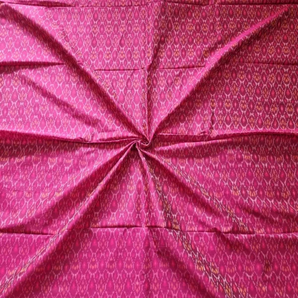Premium Ikat Silk Fabric – 45-Inch Width Cotton Silk Material Copy