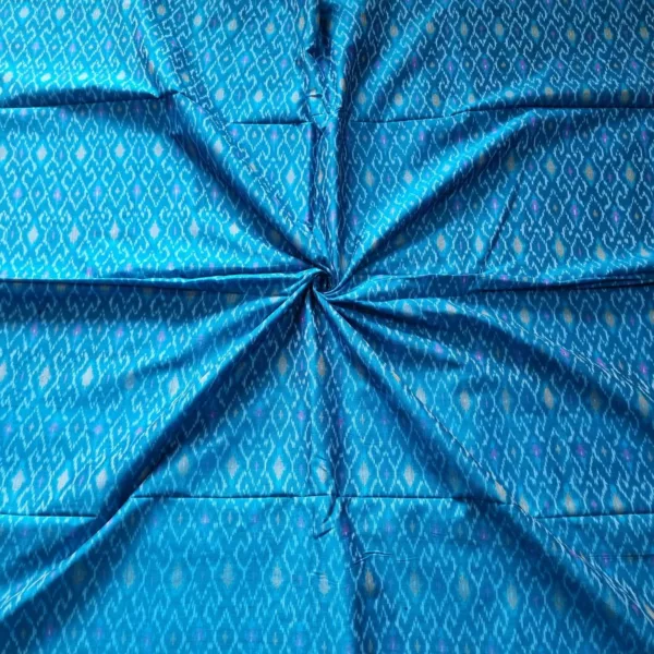 Premium Ikat Silk Fabric – 45-Inch Width Cotton Silk Material