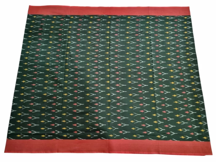 Pochampally Sarees-Traditional Ikat Designs in Mercerised Cotton - Image 2