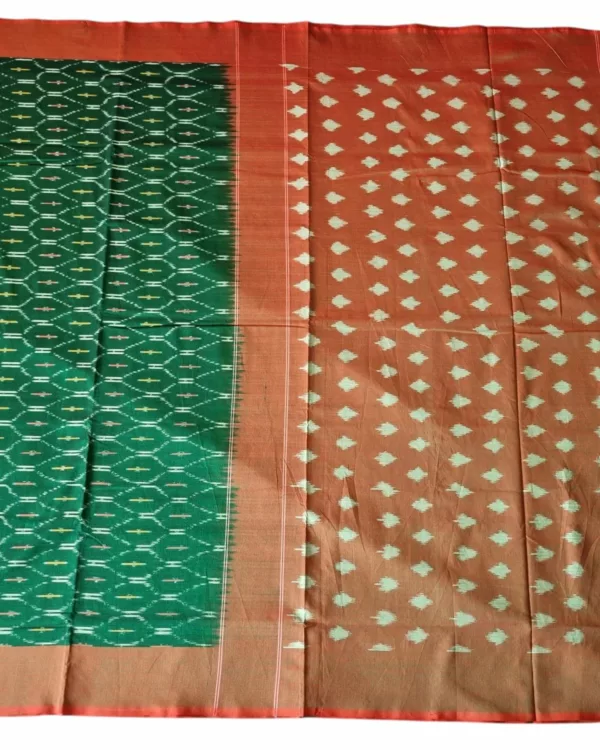 Vibrant Pochampally saree perfect for festive and ethnic occasions"