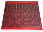 Traditional Pochampally cotton saree with hand-dyed Ikat patterns"