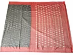 Pure cotton Pochampally saree featuring intricate geometric Ikat patterns