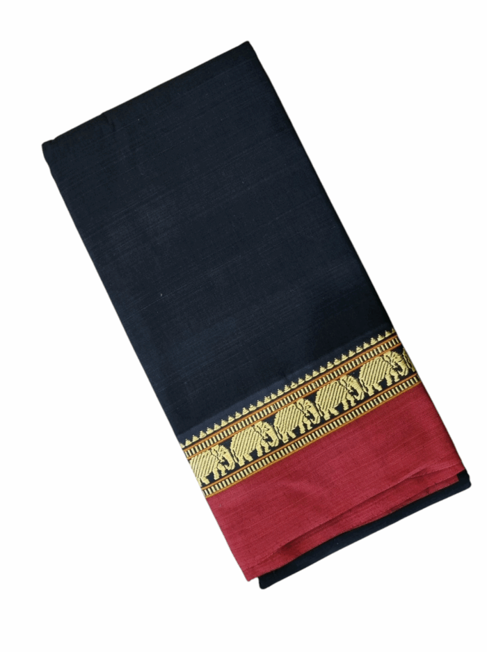 Narayanpet Cotton Saree with Small Border - Image 1