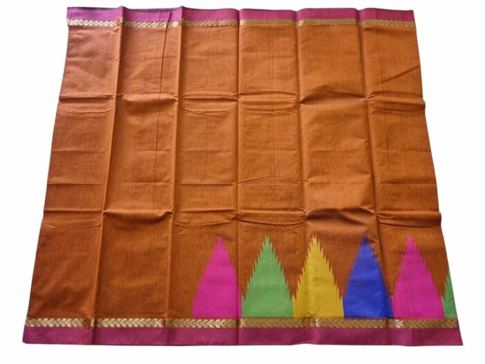 kanjivaram saree without blouse - Image 2