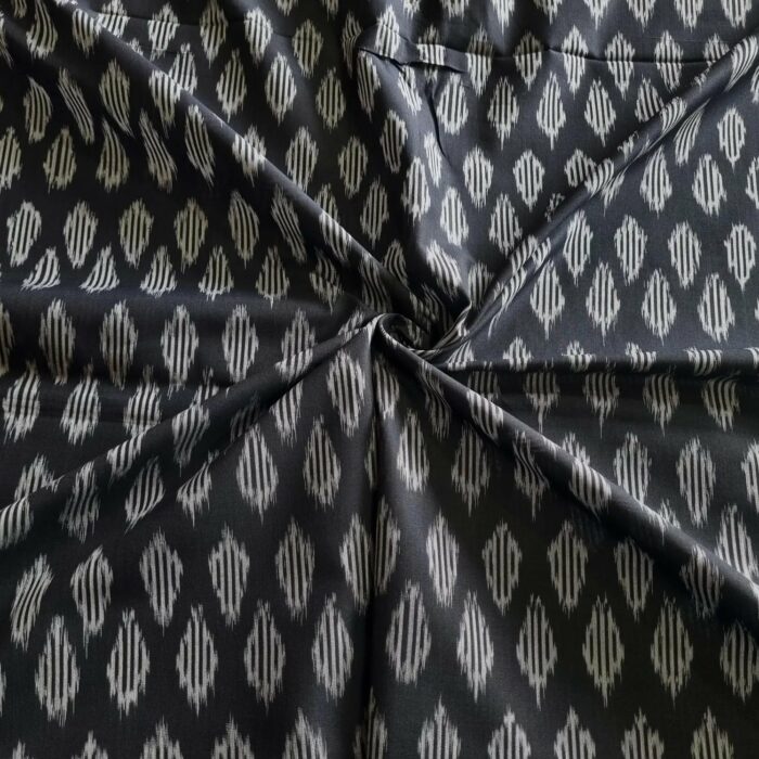 Premium Mercerised Ikat Fabric for Elegant Creations - Image 1