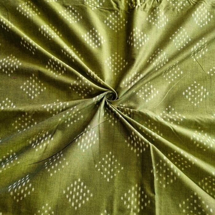 Premium Mercerised Ikat Fabric for Elegant Creations - Image 1