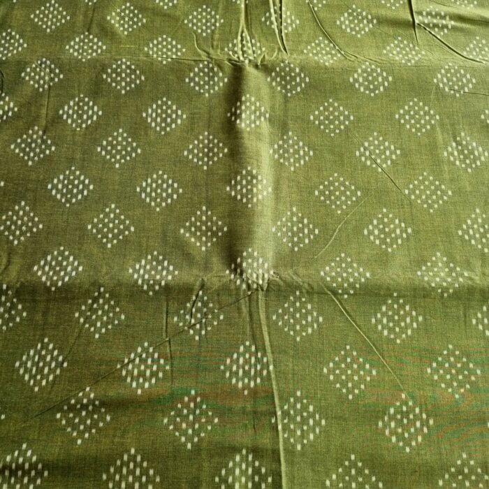 Premium Mercerised Ikat Fabric for Elegant Creations - Image 2