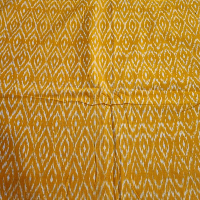 Premium Mercerised Ikat Fabric for Elegant Creations - Image 2