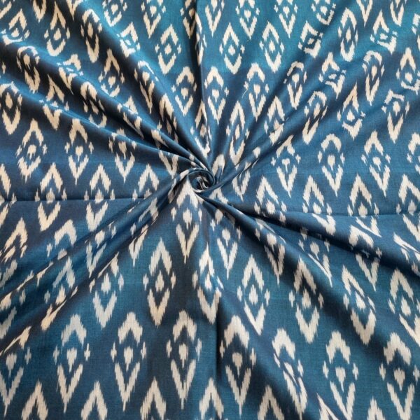 Premium Mercerised Ikat Fabric for Elegant Creations