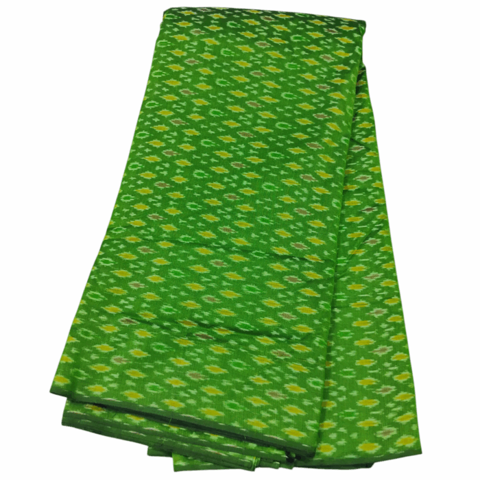 Premium Ikat Silk Fabric – 45-Inch Width Cotton Silk Material - Image 1