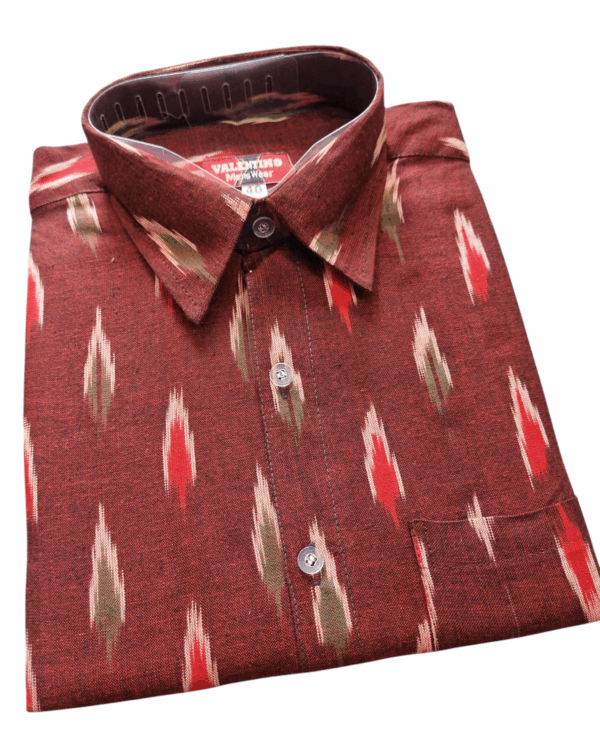 Ikat pure Cotton shirt L Size