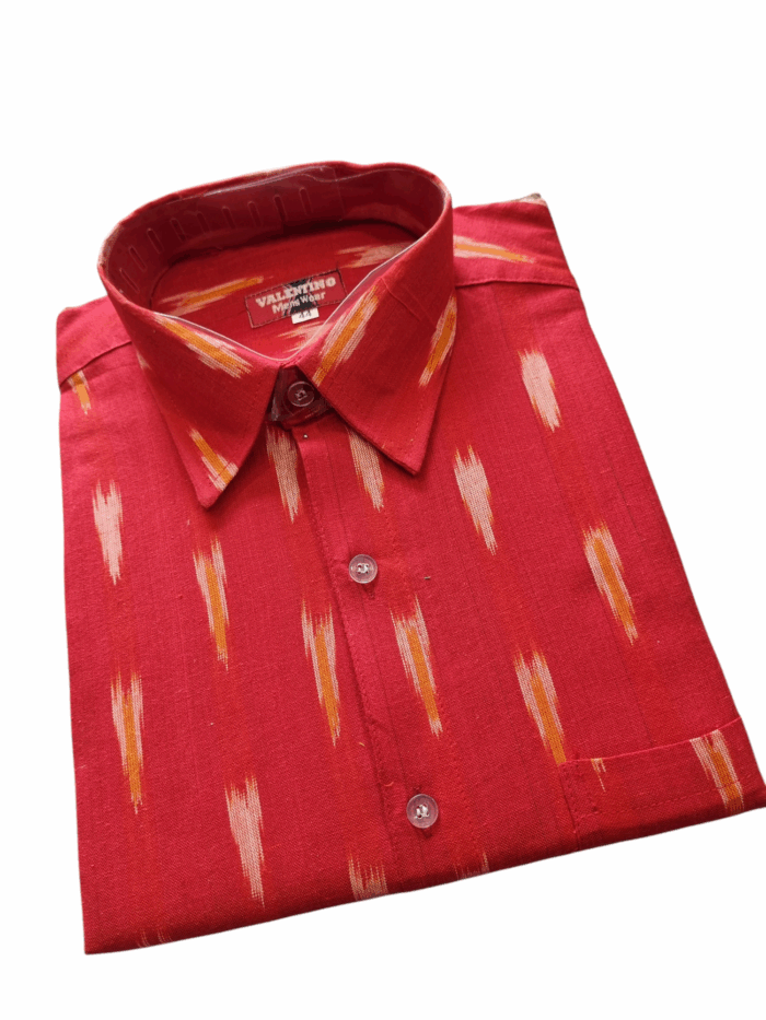 Ikat pure Cotton shirt XXL Size - Image 1