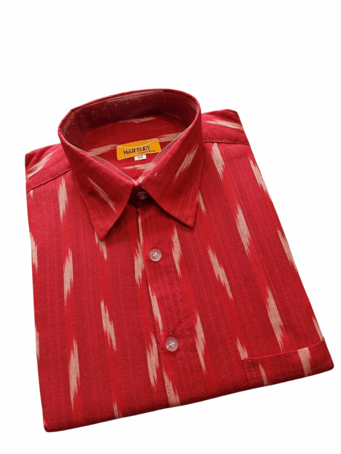 Ikat pure Cotton shirt XXL Size - Image 1