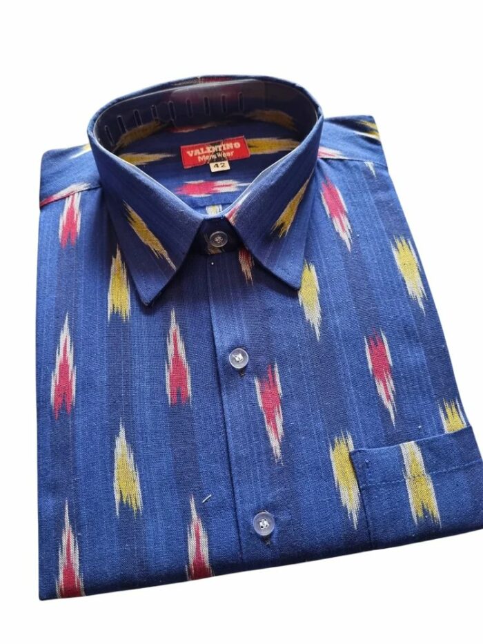 Ikat pure Cotton shirt XL Size - Image 1