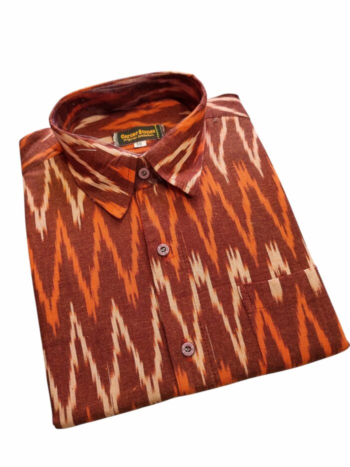 Ikat pure Cotton shirt M Size - Image 1
