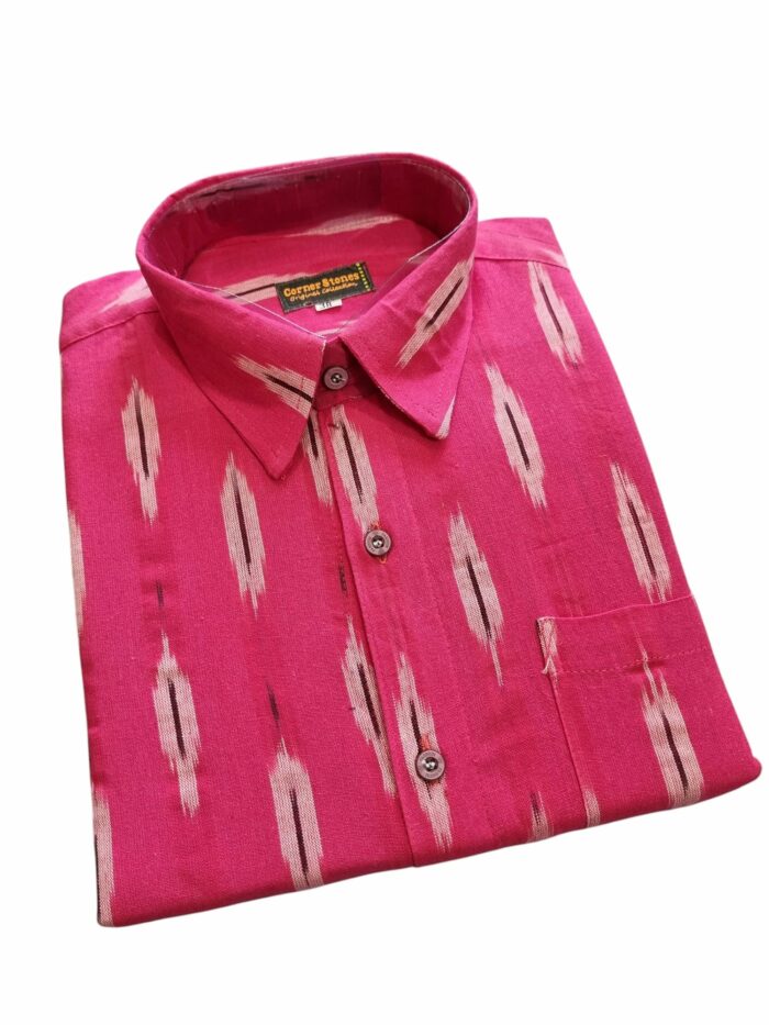 Ikat pure Cotton shirt M Size - Image 1