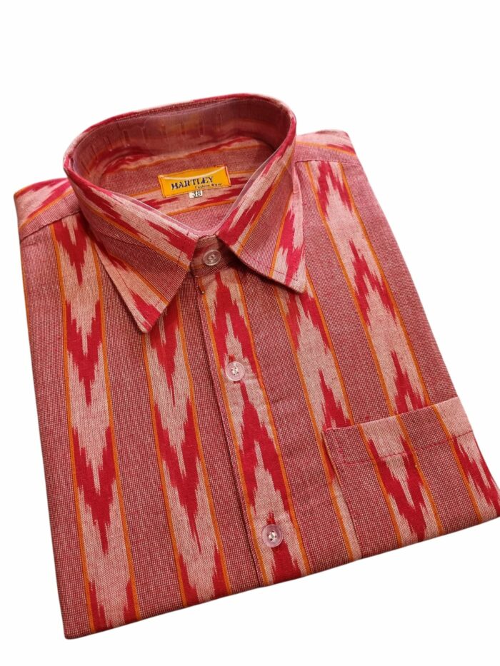 Ikat pure Cotton shirt M Size - Image 1