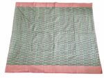 kat Mercerised Cotton pochampally Saree with Matching Blouse - Image 2