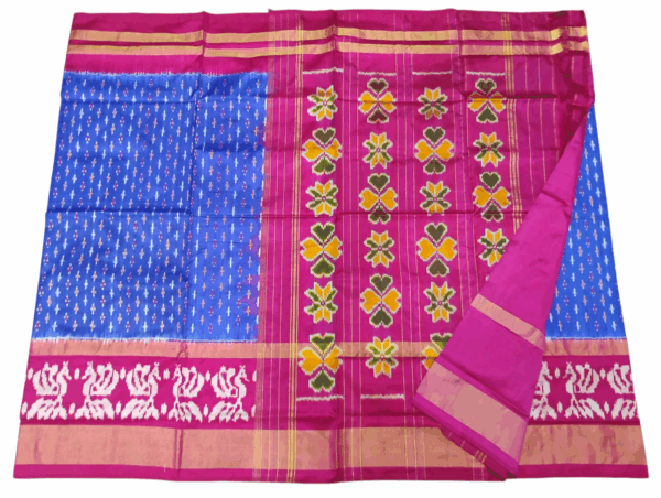 Pochampally Ikat Handloom Silk Saree- 6.2 Meters with Blouse