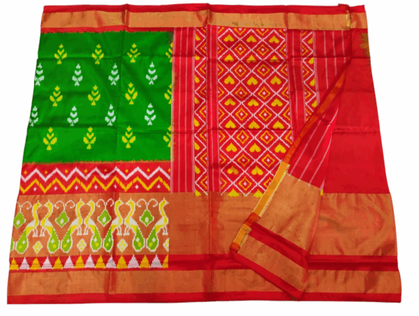 Pochampally Ikat Handloom Silk Saree- 6.2 Meters with Blouse