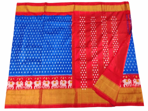 Pochampally Ikat Handloom Silk Saree- 6.2 Meters with Blouse